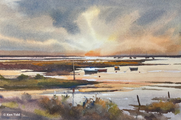 Light show, Brancaster Staithe.