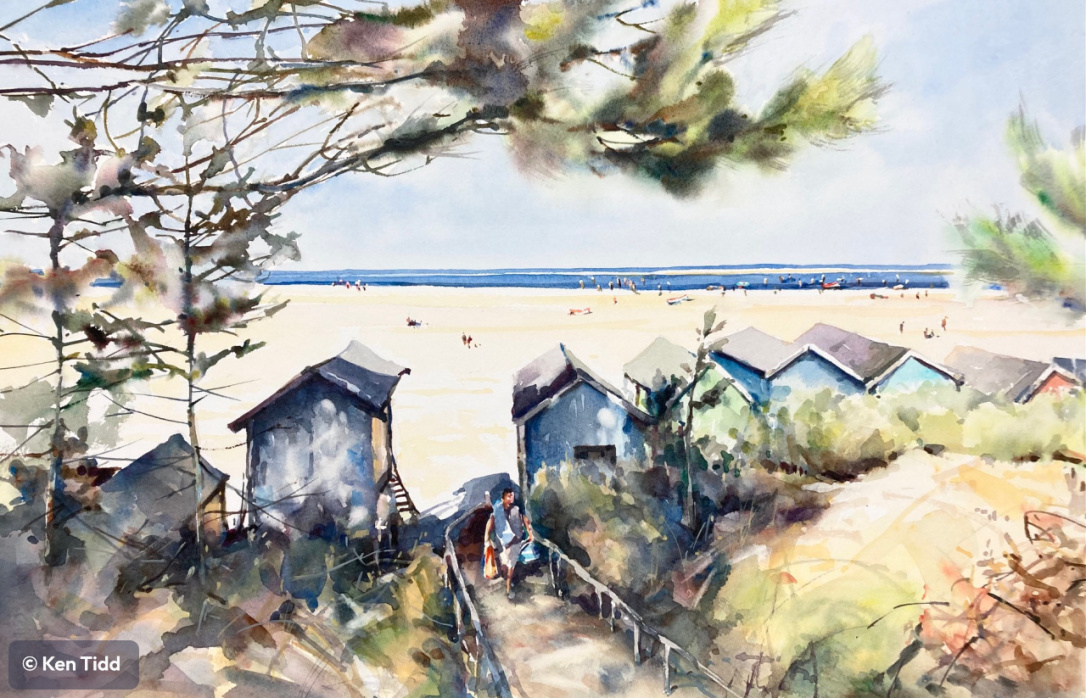 Welcome shade, Wells pinewoods.