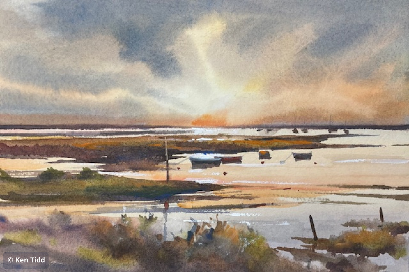 Brancaster Staithe light show.