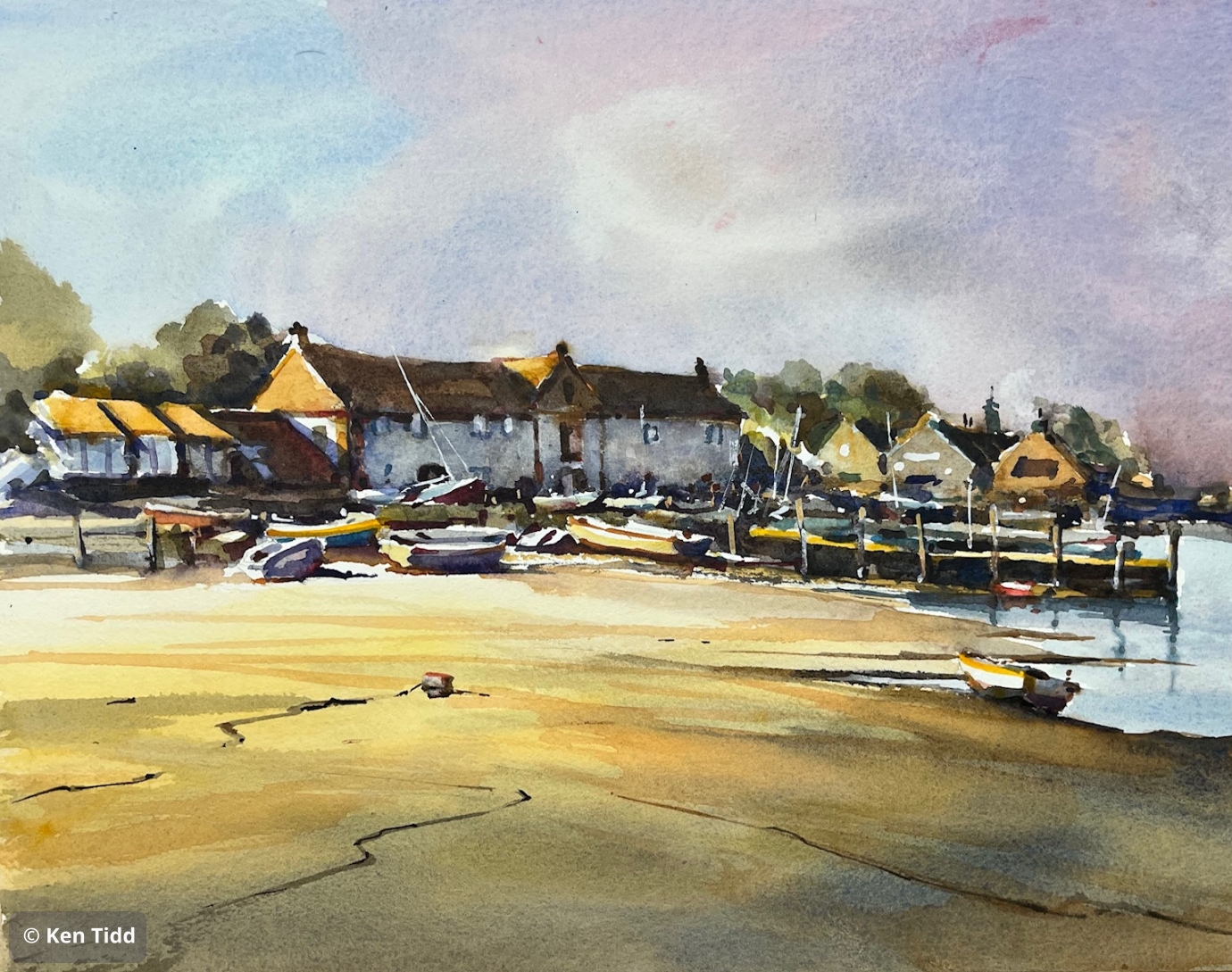 Warm sunshine, Burnham Overy Staithe.